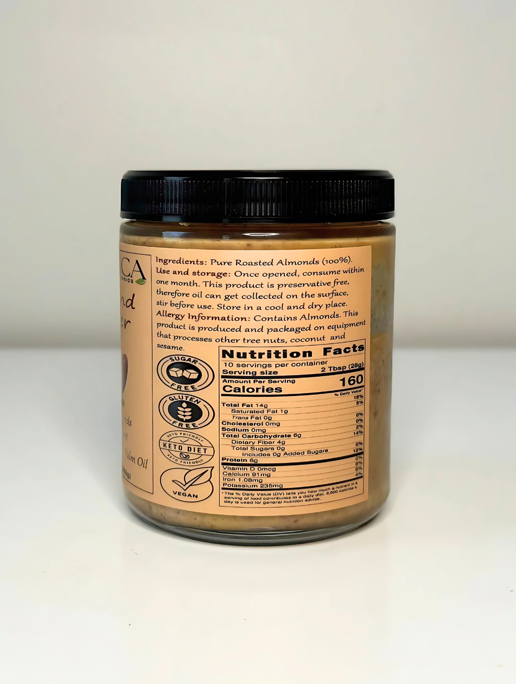 100% Natural Almond butter