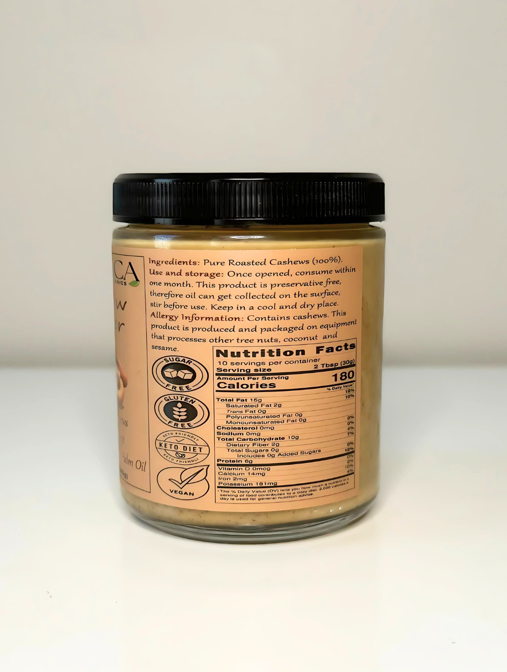100% Natural Cashew Butter