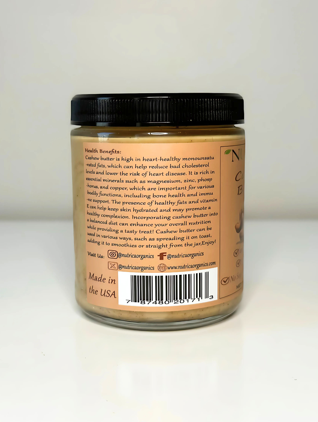 100% Natural Cashew Butter