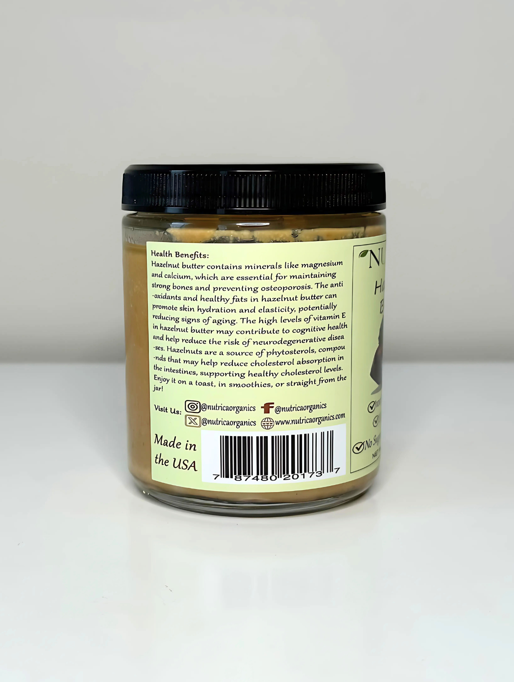 100% Natural Hazelnut Butter