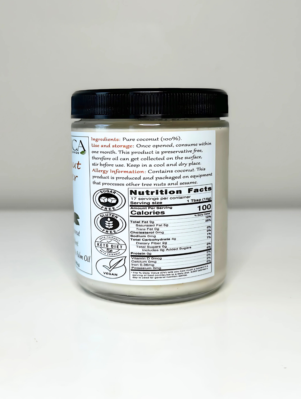 100% Natural Coconut butter