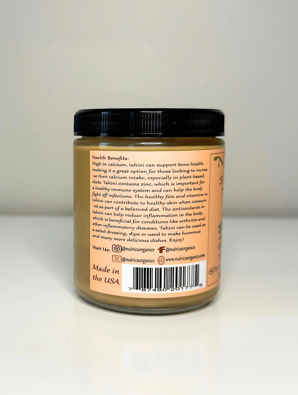 100% Natural Sesame Tahini