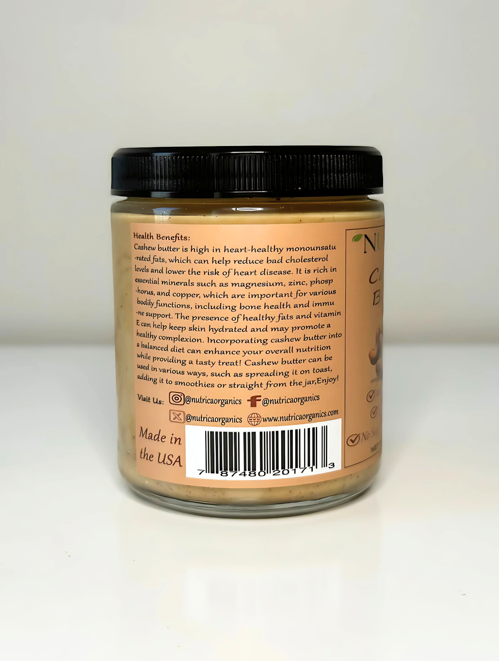 Organic Cashew Butter